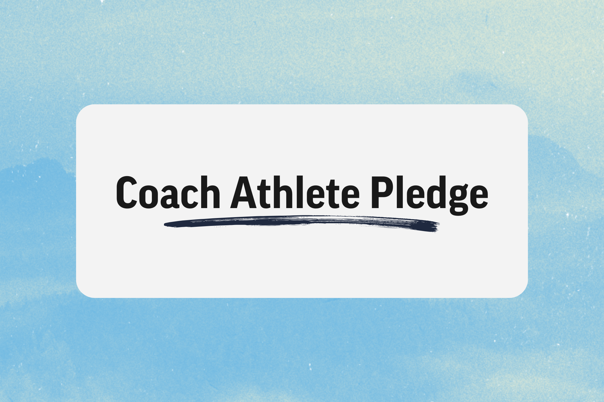 The Importance of Pledging Safety to Athletes
